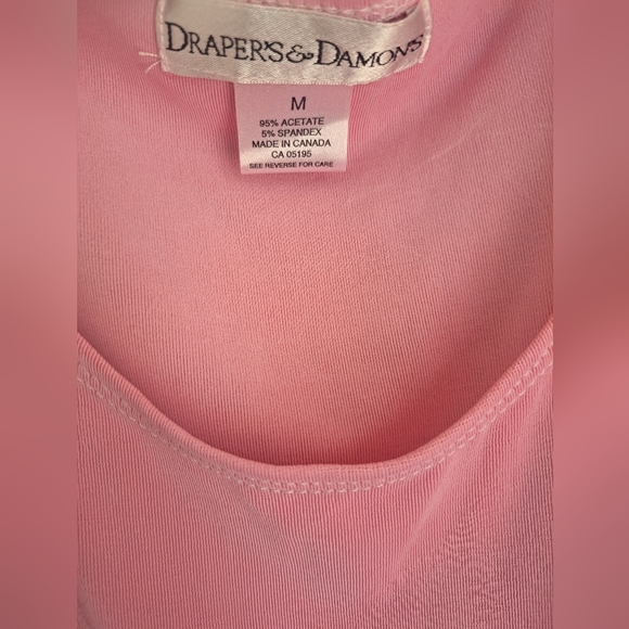 Drapers and Damons Vintage Cornflower Pink Sequined Loose Weave 3 Pcs Set Sz M - Picture 8 of 11